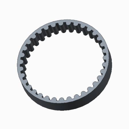 HTD 3M Endless Timing Belt 3D CAD Models